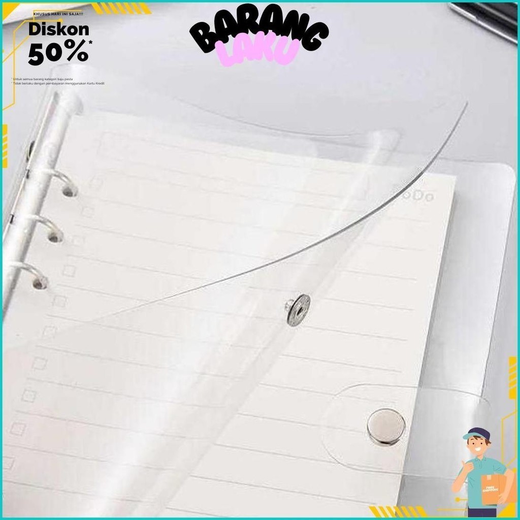 

BINDER!!! 6 RING BINDER TRANSPARAN A5 A6 - JOURNAL PLANNER NOTEBOOK BUCK TULIP CATATAN POLOS THEHANSCORNER TERMURAH BANGET