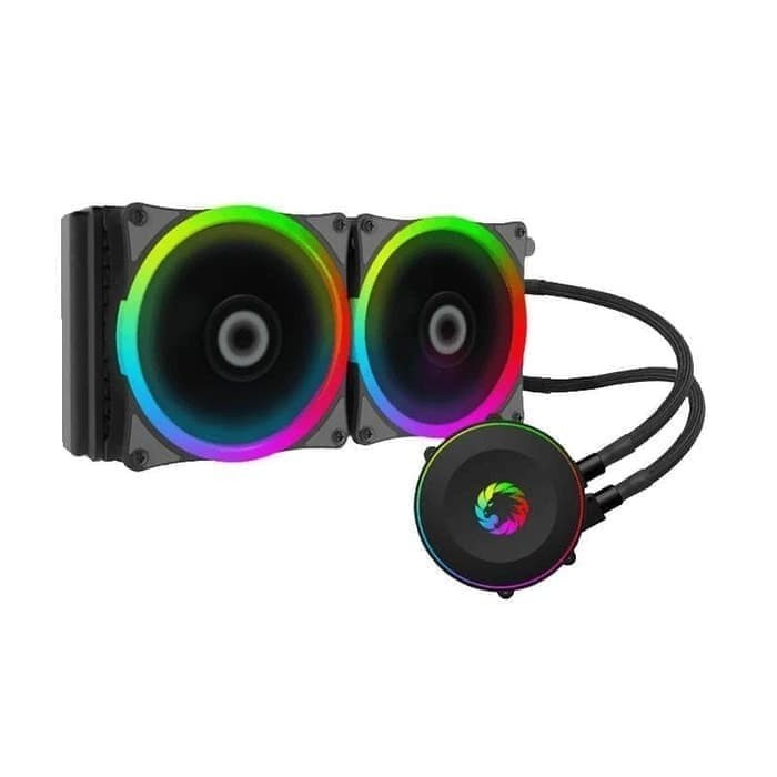 GAMEMAX Iceberg 240 Rainbow ARGB All in One Liquid Cooler - Aura Sync