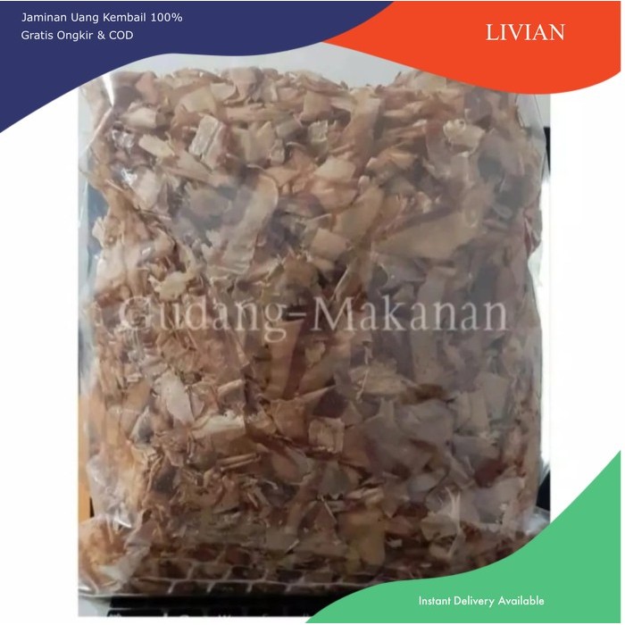 

lv Katsuobushi Ikan Cakalang Serut 500 gram Lokal - Grade B
