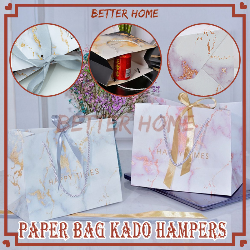 

Marmer Paper Bag/Paperbag Besar Premium/Goodie Bag Marble/Paper bag Kado Hampers