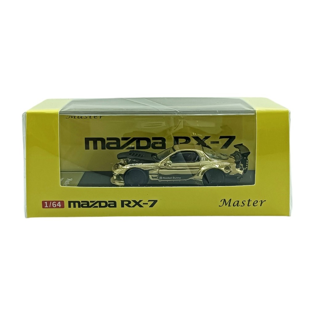 Master Models 1/64 Mazda RX-7 Rocket Rabbit - Electroplating gold