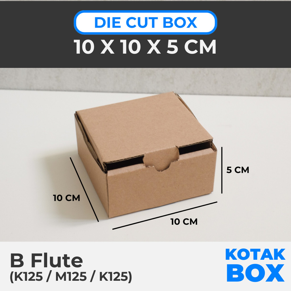 

Kardus Die Cut Mailer Box 10x10x5 cm | Box Kardus Karton Packaging Kardus Packing Polos