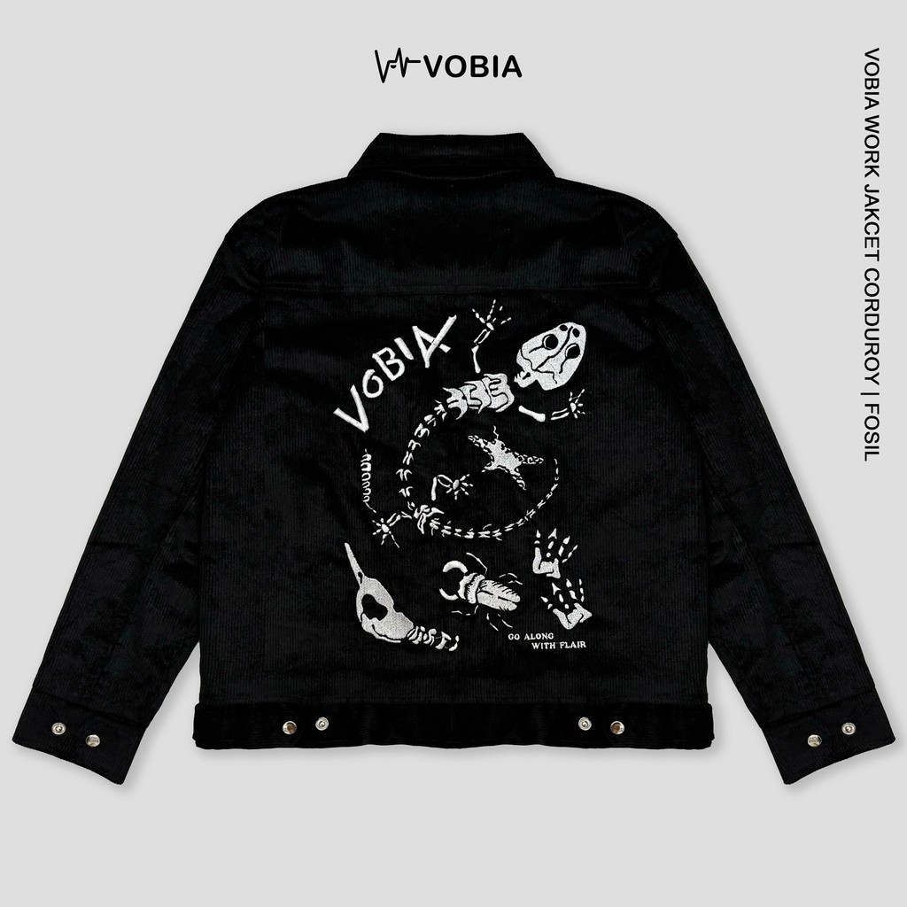Vobia Work Jacket Boxy Corduroy - Fosil