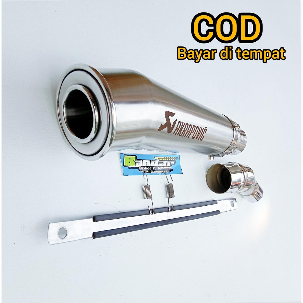 Knalpot Akrapovic Megaphone untuk Ninja 250 Fi/Karbu/New/SL Mono Motorcycle - Original