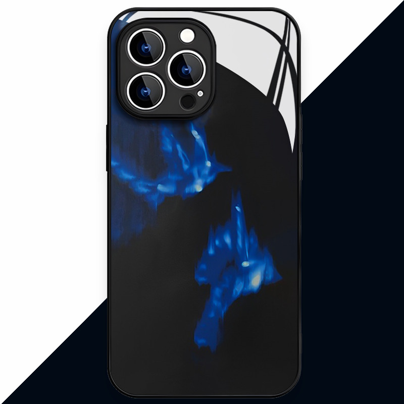 Case Iphone 13 13 Mini kaca Casing Iphone 14 15 Plus Case Iphone 15 14 Pro Max Casing Iphone 6 6S 6 