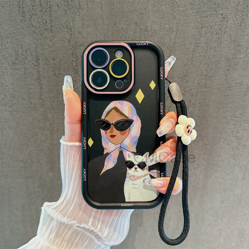 Casing Unik Funny Gadis Berkerudung Untuk Case Hp INFINIX 9Play 30 HOT8、9 12Play 20I SPARK 20 12PRO 