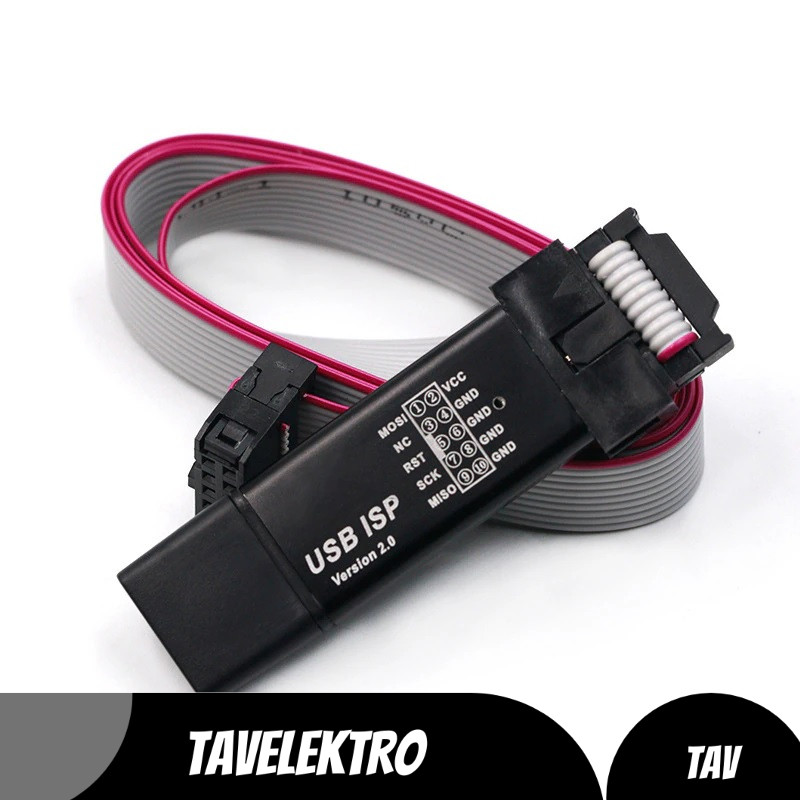 USB ISP ASP AVR 51 Programmer Downloader ATMEL USBISP USBASP