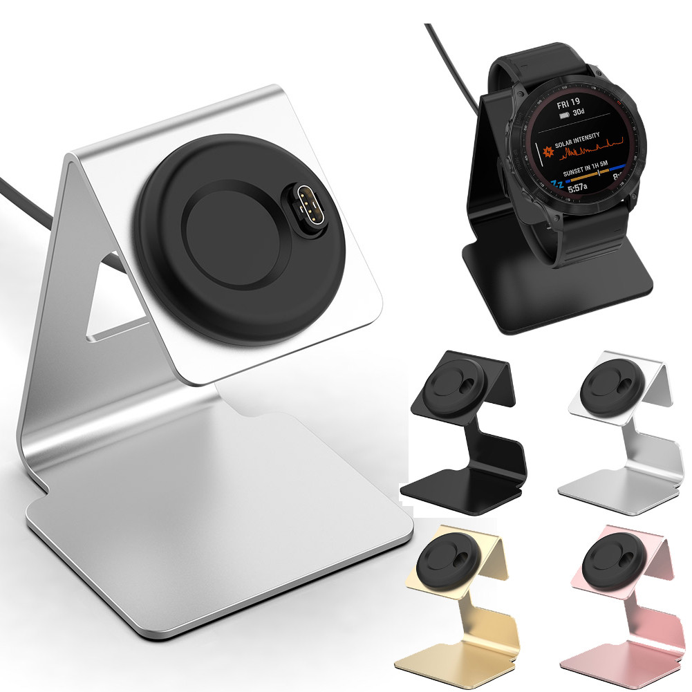 Metal Stand Charger Dock Station Charging Holder For Garmin Fenix 7S/7X/6X/6S Charging Cradle Stand 