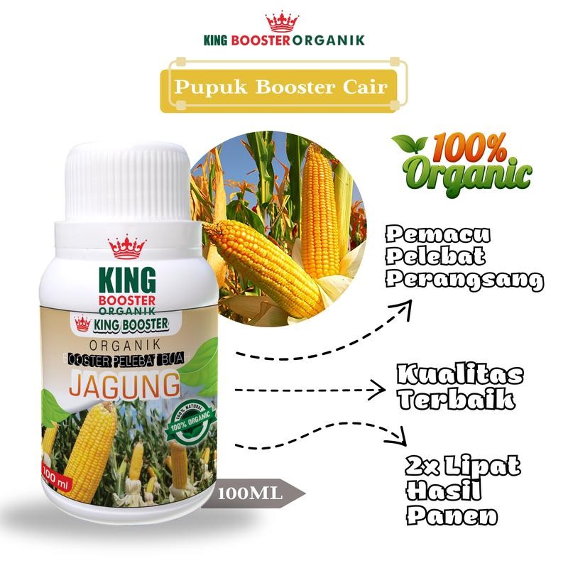 Pupuk Booster Cair Jagung (100ml)  I pupuk organik pelebat jagung I pupuk organik jagung