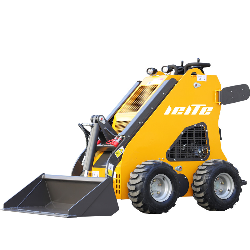 Chinese Manufacturer Cheap EPA Mini Skid Steer Loader 4WD Multifunctional Mini Wheel Loader Factory 