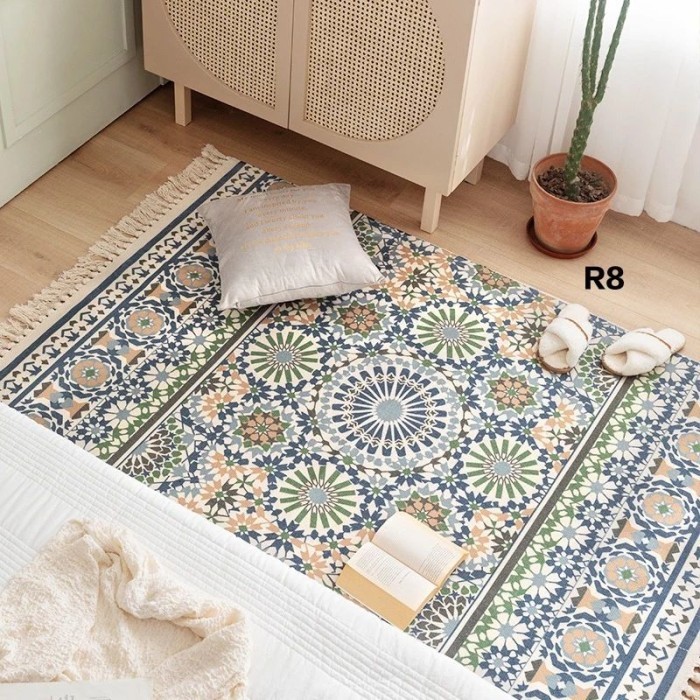 ✔F.SK✔ - TERMURAH Karpet rajut Nordic line - E