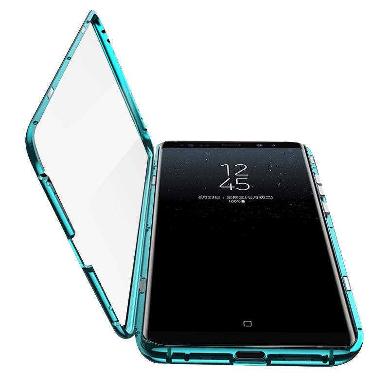 ▶ Samsung Galaxy S22 Plus S20 Ultra S21 FE S20+ S21+ S22+ Case Double Sided Glass Magnetic Cover 360
