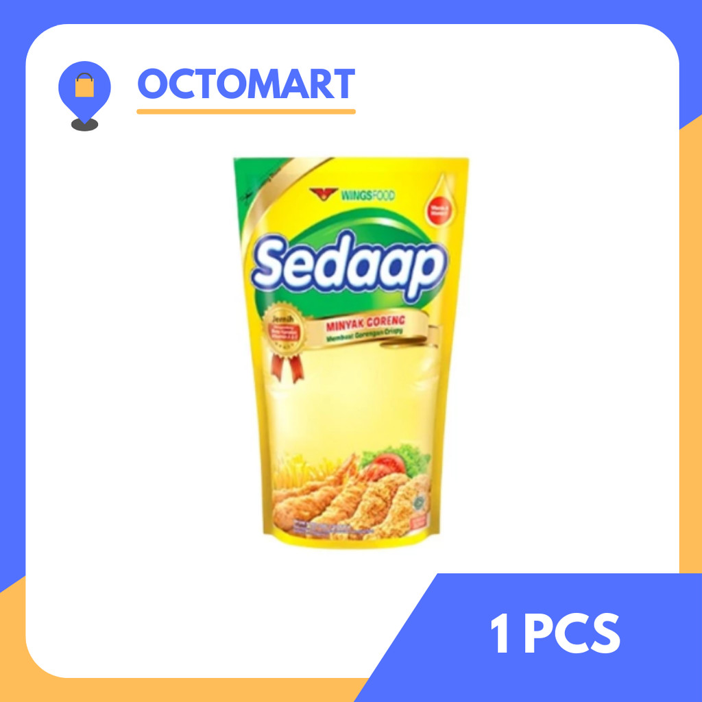

SEDAAP Minyak Goreng 1 Liter Sedap 1L