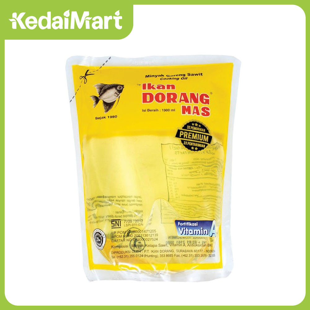 

Ikan Dorang Mas Minyak Goreng Pouch 1.9 L