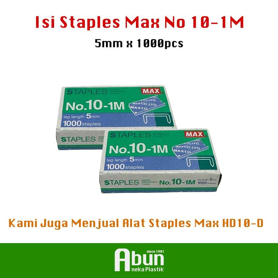 

Isi Staples Max No.10 (Premium Quality)