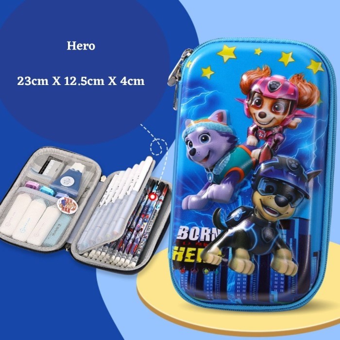 

[New]Promo Kotak Pensil Motif Timbul Karakter Lucu Kualitas Import Premium -201 - HERO