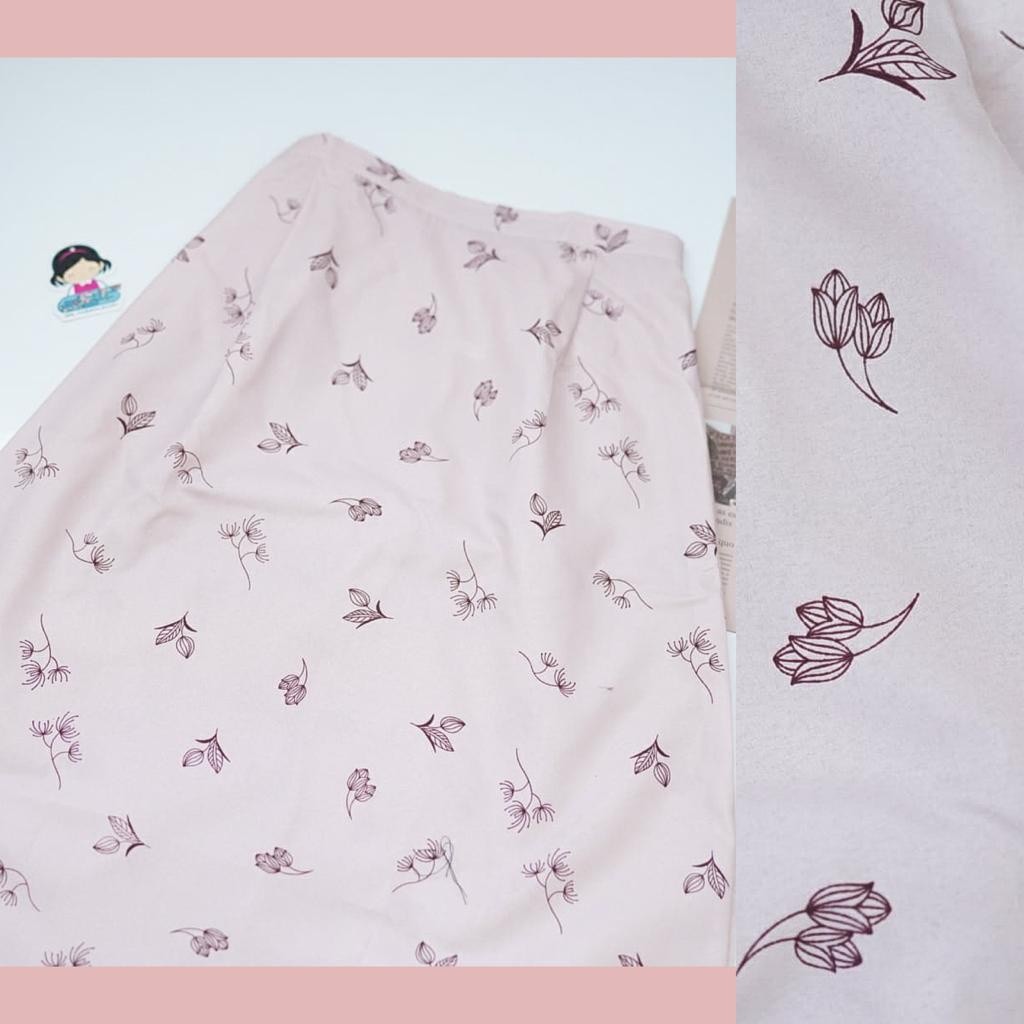 ZONAGO - ZFS OOTD WANITA ROK SARA / GAMAR TULIP / A LINE ROK KOREAN STYLE / Rok Motif Bunga Terlaris