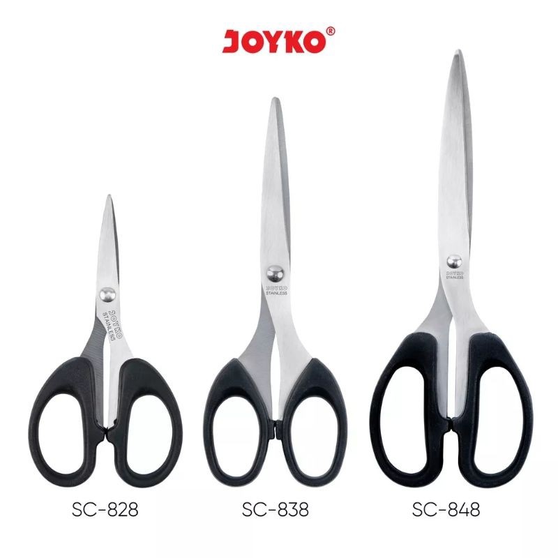 

Gunting Joyko Kecil SC-828 Sedang SC-838 Besar SC-838 Harga 1 pcs