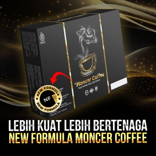 

NFMoncer Coffee Kopi Pria Estrak Gingseng Pilihan Halal & BPOM | 1 Box Isi 8 Sachet