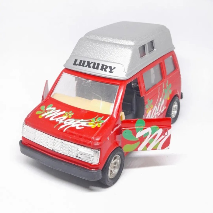 TF88 Camper Van - Ori Sunny Side Diecast Skala 32 Mobil Mainan Anak Laki