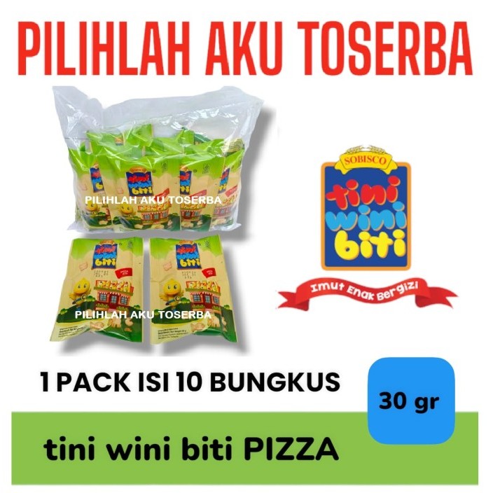 

Biskuit TINI WINI BITI 30 gram Rasa PIZZA - ( HARGA 1 PACK )