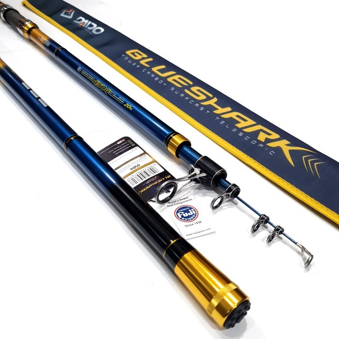 joran pasiran telescopic DAIDO BLUE SHARK 360 s/d 450 (ring fuji) - 360