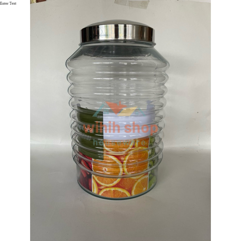 toples kaca DLX new kamma 1 ukuran 15 liter