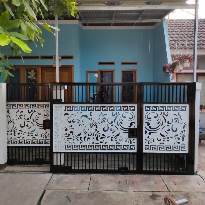 pagar cutting laser minimalis