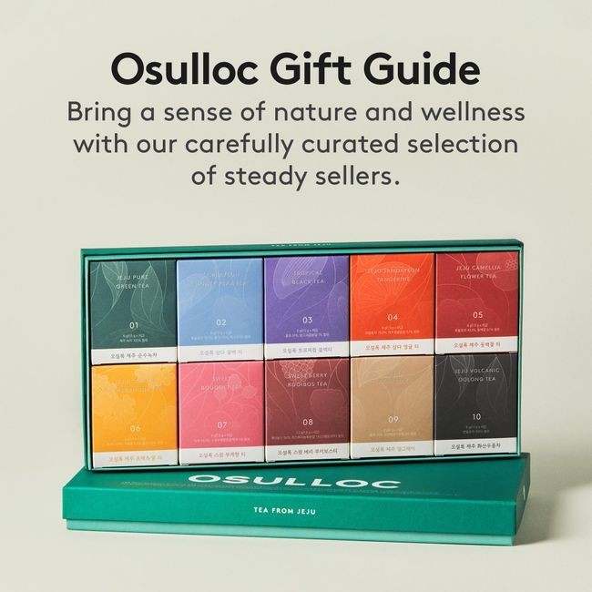 

Osulloc Jeju Gift Set Premium Tea Collections - 10 Varian - 40 Tea Bag