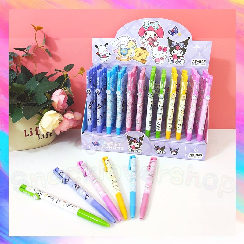 

ink gel ball pen / gel pen / pena cetek pulpen gel mekanik karakter / pulpen mekanik - GG0464
