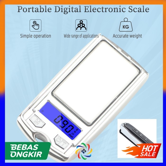 Timbangan Emas Mini Digital Multifungsi 200 gram / 0.01 gram