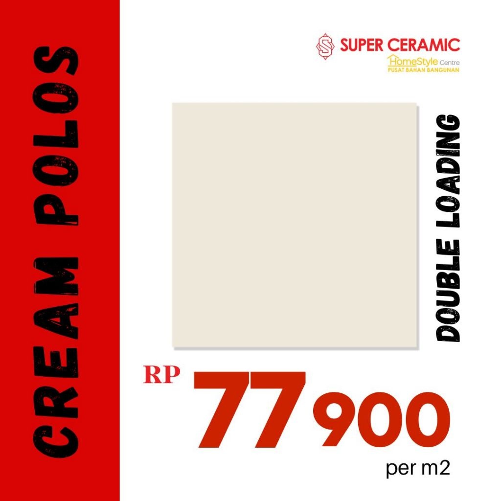 HJ79M 60x60 GRANIT Cream Polos - Double Loading