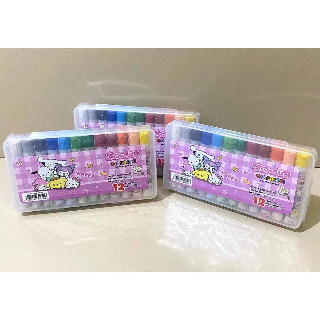 

[MINI - SANRIO] Crayon MINI - SANRIO - 12 Warna - MINI CRAYON