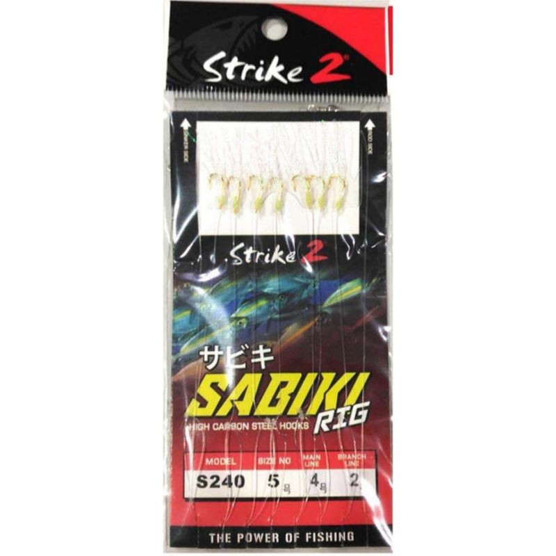 Kail Strike 2 Sabiki Rig (Kotrekan) Pilih Ukuran