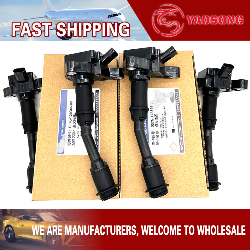 4Pcs Ignition Coil For FORD FOCUS III 1.5 2014- GRAND C-MAX 2015-2019 KUGA II MONDEO V S-MAX DS7G12A