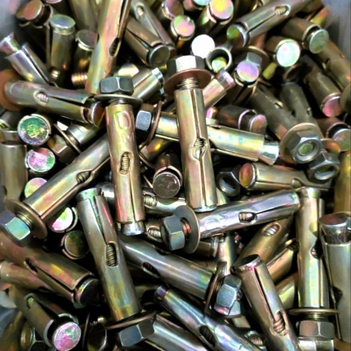 Dinabolt 10x77 dinabolt baut breket(diameter10mm x panjang7,7cm)