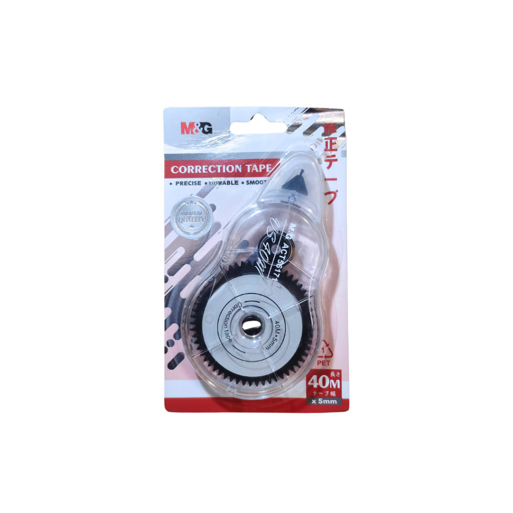 

Correction Tape M&G ACT56171 Tip Ex Kertas Jumbo 40m x 5mm Premium Quality - SATUAN- SHAGB