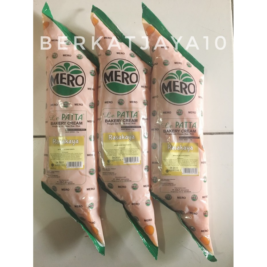

[New Arrival] SELAI SRIKAYA MERO RASAKAYA LE PATTA 1 Kg Bakery Cream