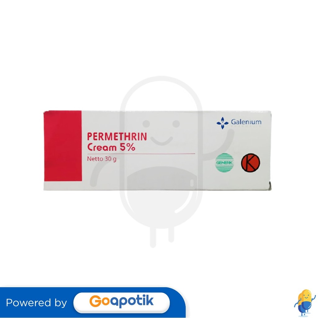 Permethrin Galenium 5% Cream 30 Gram Tube