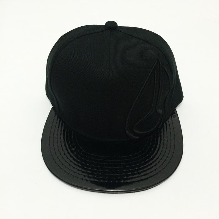 Topi Snapback Nixon Hitam Bordir import murah