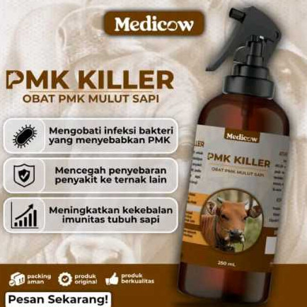 Medicow PMK KILLER obat ampuh atasi PMK pada sapi Obat sariawan sapi obat  penyakit obat pmk sapi pa