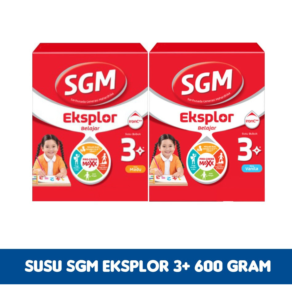 

SGM EKSPLOR 3 + MADU VANILA 600G Prempuan
