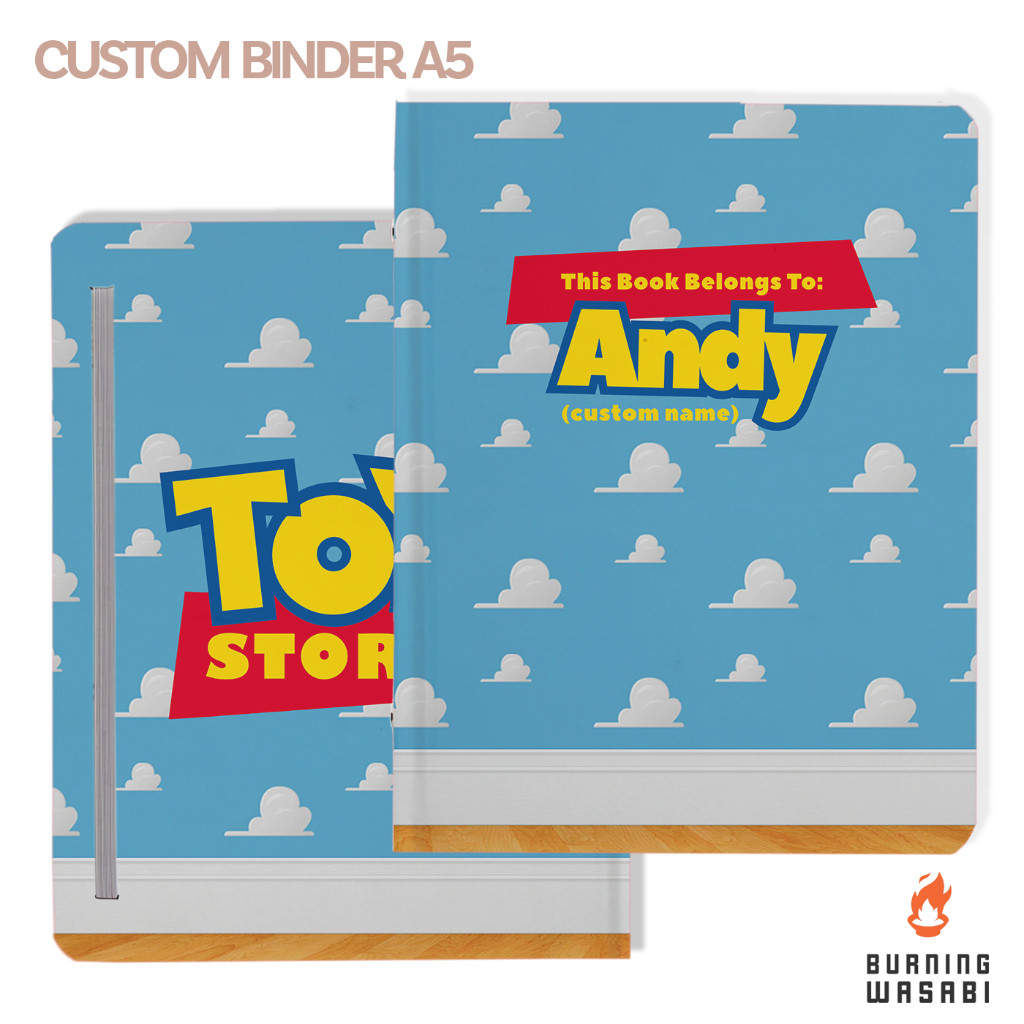 

Binder Toy Story Lotso Woody Buzz Disney Aesthetic Disney A5 6 20 Ring Custom Nama Burning WasabiCO