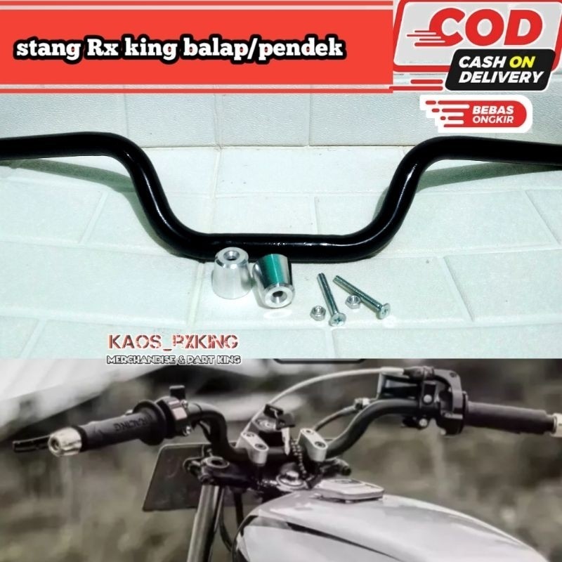 Stang Rx king Balap stang stir rx king pendek stang scorpio/rxz stang CB Set Jalu