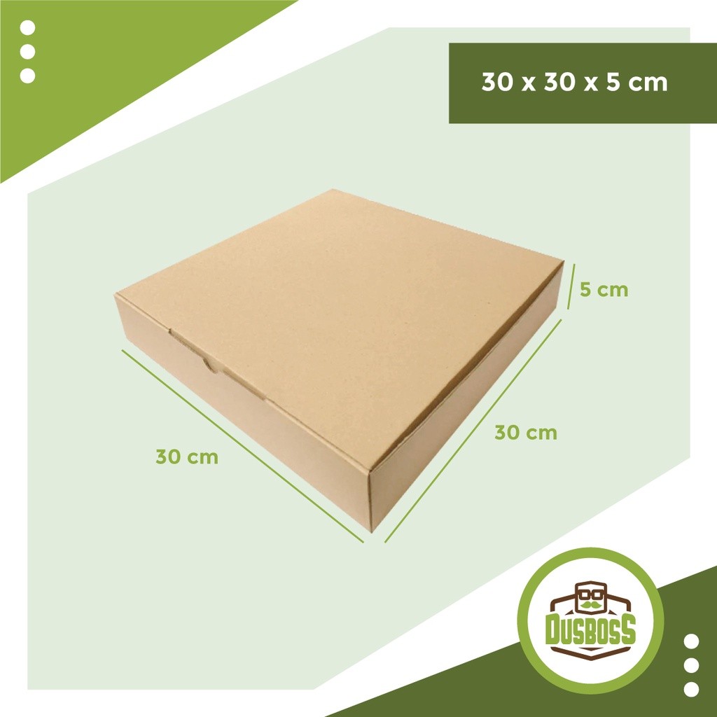 

Kardus karton uk. 30 x 30 x 5....Die Cut kotak aksesoris-dll model box pizza