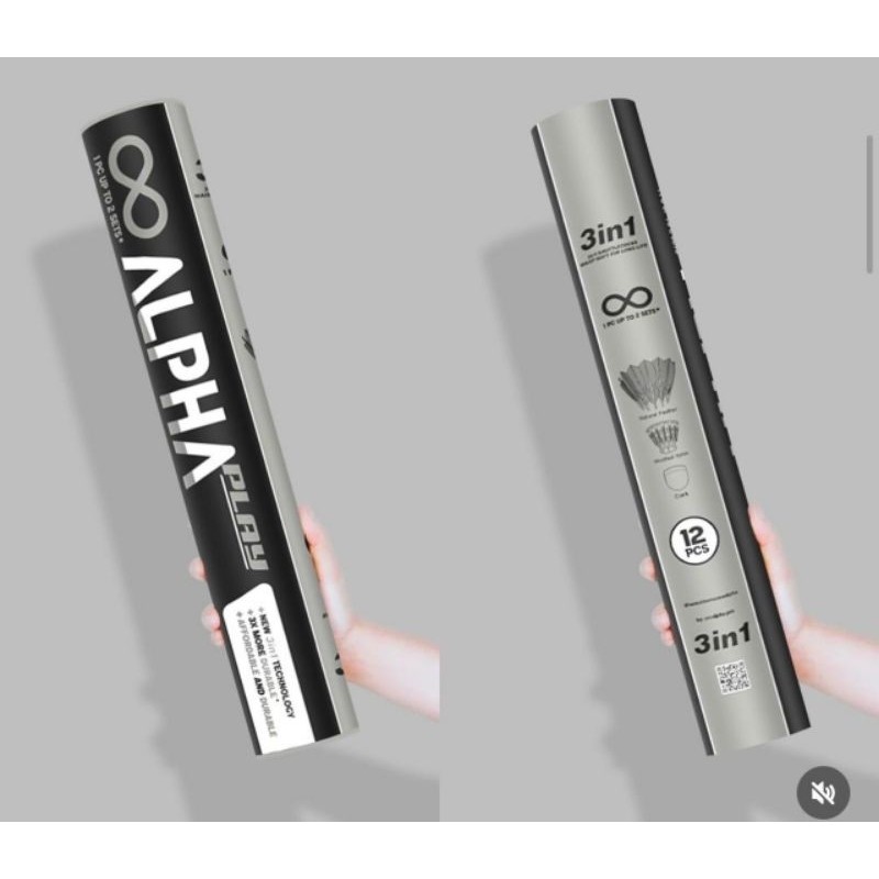 Shuttlecock Badminton 3 in 1 Alpha Play