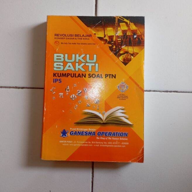 BUKU SAKTI KUMPULAN SOAL PTN IPS Ganesha Operation Original Bekas