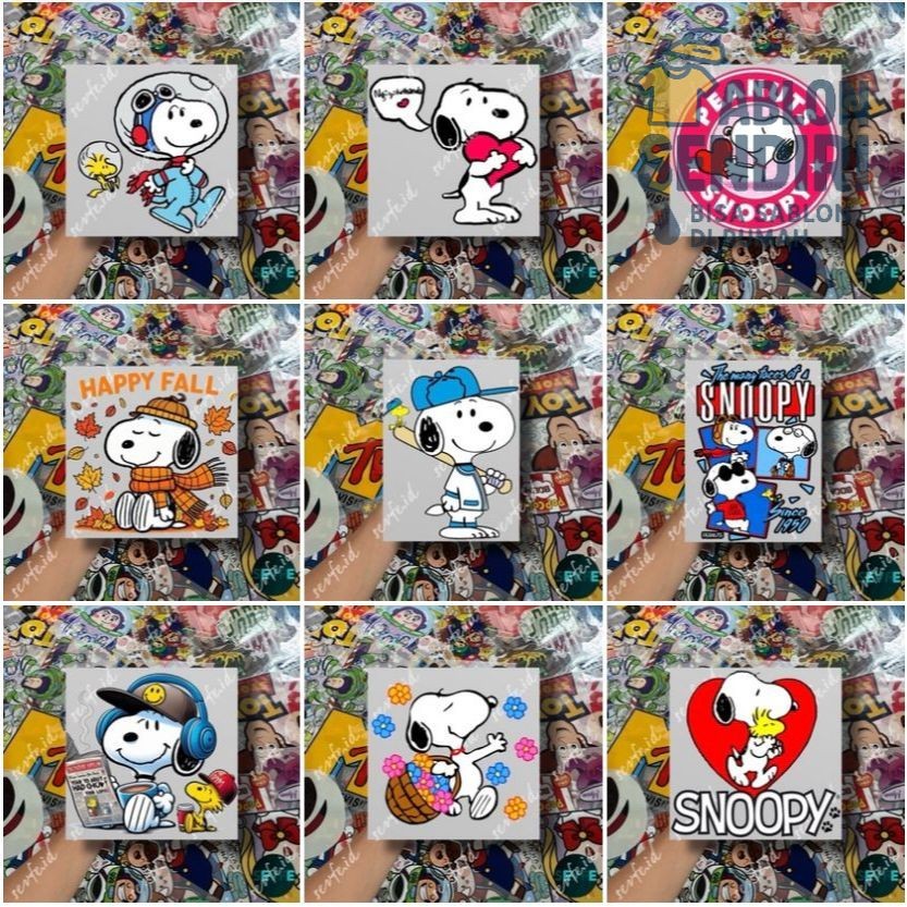 

Stiker DTF Sablon Setrika Sablon Stiker SNOOPY