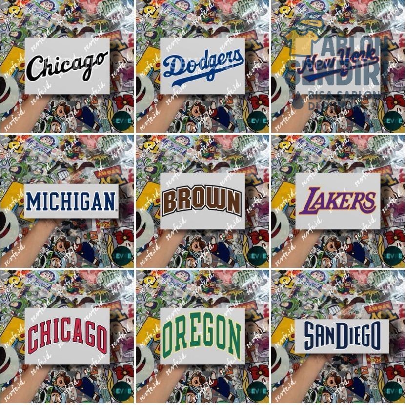 

Stiker DTF Sablon Setrika Sablon Stiker TULISAN FONT