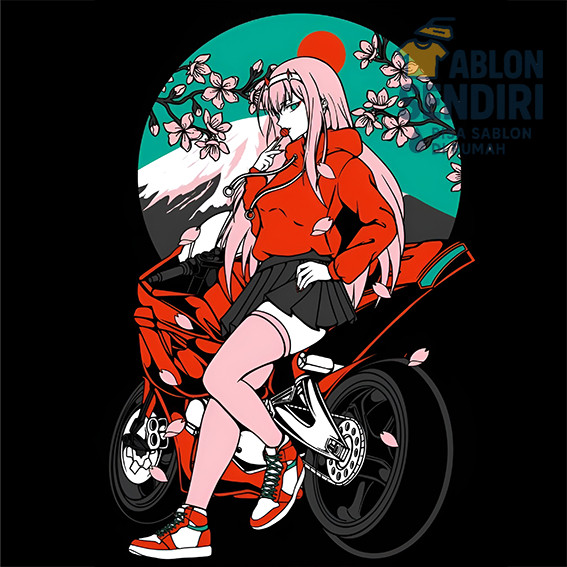 Sablon Gosok - ANIME - Siap Setrika - Sablon Desain Lengkap - Sesuai Gambar UN236